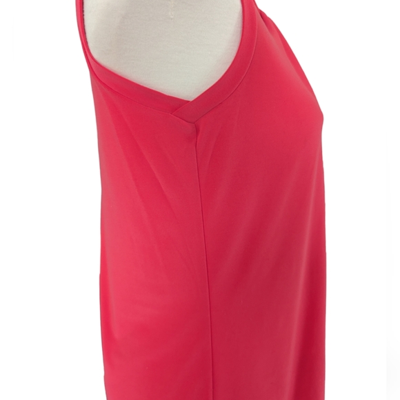 Tommy Hilfiger sleeveless pink silky blouse size medium - Picture 7 of 9